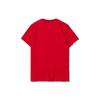 Li Ning Sports Fashion Collection T Shirts Unisex Red Crew Neck Moderate Straight Fit AHSQ639-3