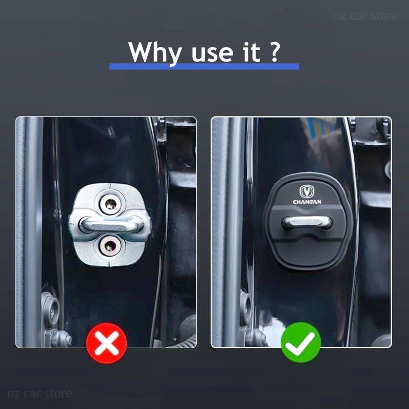 For CHANGAN CS55PLUS CS35PLUS CS75PLUS 2025 2024   Car Door Lock Protective Silione Cover Accessories