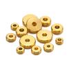 20-50Pcs Stainless Steel Round 4mm 5mm 6mm 8mm Flat Spacer Beads Loose Beads for DIY Jewelry Making Bracelet Necklaces Supplies