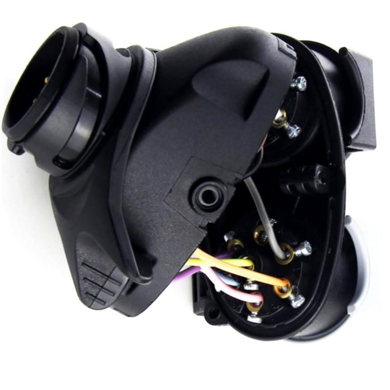 New 13 Pin Car To 7 Pin Plug Socket Adapter Converter Caravan Towing Tow Bar UK 12V