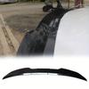 3-Section ABS Rear Trunk Spoiler 115-125cm Adjustable Sports Decor Top Wing Car Parts