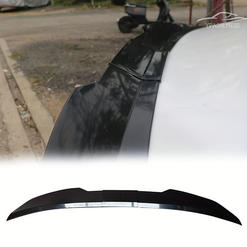 3-Section ABS Rear Trunk Spoiler 115-125cm Adjustable Sports Decor Top Wing Car Parts