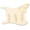 SSS29 Beżowy Plastikowy Elektryczny Pickguard z Załadowanymi Przetwornikami Zestaw Pickguardów