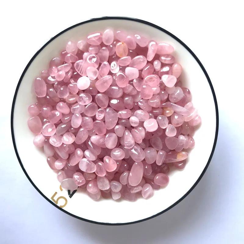 Madagascar Pink Crystal Gravel Ornament in Bottles/Cups