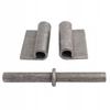 Black Hinge with Welding Wings 80x30x3x8mm