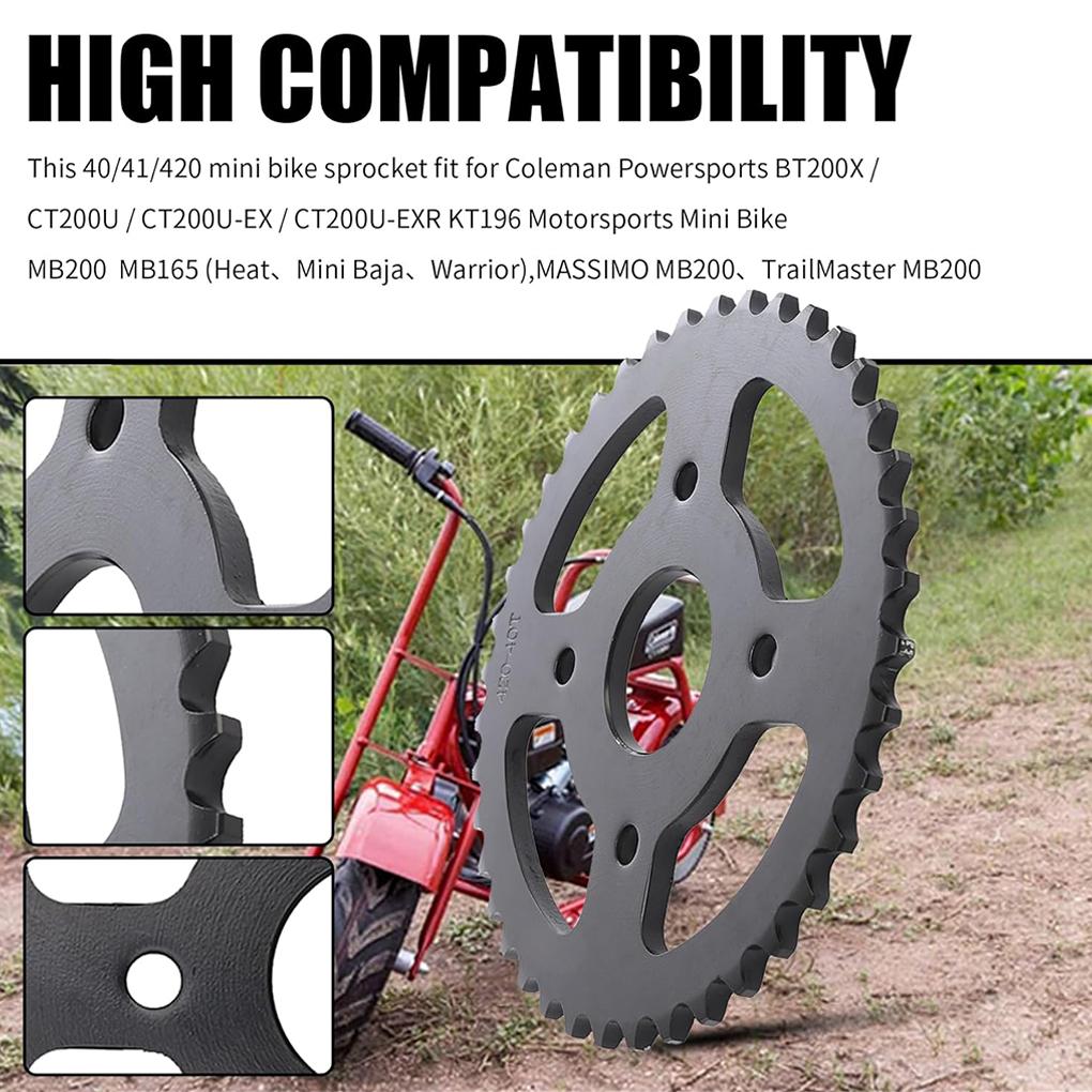 40 Tooth Sprocket 35 Chain Mini Bike Rear Sprocket For CC100X CK100 Baja DB30 TaoTao GK80 Monster