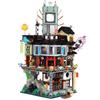 Compatible with LEGO 70620 Ninjago Ninjago Series Ninja City Building Headquarters Assembled Building Block Toys