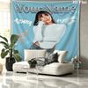 Aitana Name Wandteppich Ästhetischer Wandbehang Bedruckter Stoffdecke Dekorative Wandteppiche für Schlafzimmer Wohnzimmer Heimdekoration