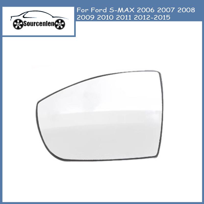 Side Rearview Mirror Glass Lens For Ford S-MAX 2006 2007 2008 2009 2010 2011 2012-2015 Door Mirror Glass Lens Car Accessories