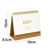 Multi-function Desktop Paper Calendar Standing Planner Scheduler 2027 Desk Calendar  Home Office