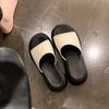 Grape Mother Summer New Fashionable Thick-soled Outer Wear Thick-soled Cool Slippers Wide-faced Casual One-pedal Lazy Slippers Women