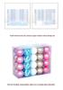Cross-border Christmas Ornament Set: 40 Decorative 6CM Painted and Plated Plastic Balls.