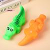 M-Squeaky Rubber Crocodile Dog Toy – Durable Chew & Play Pet Toy For Dogs,Fun Animal Design For Interactive Games