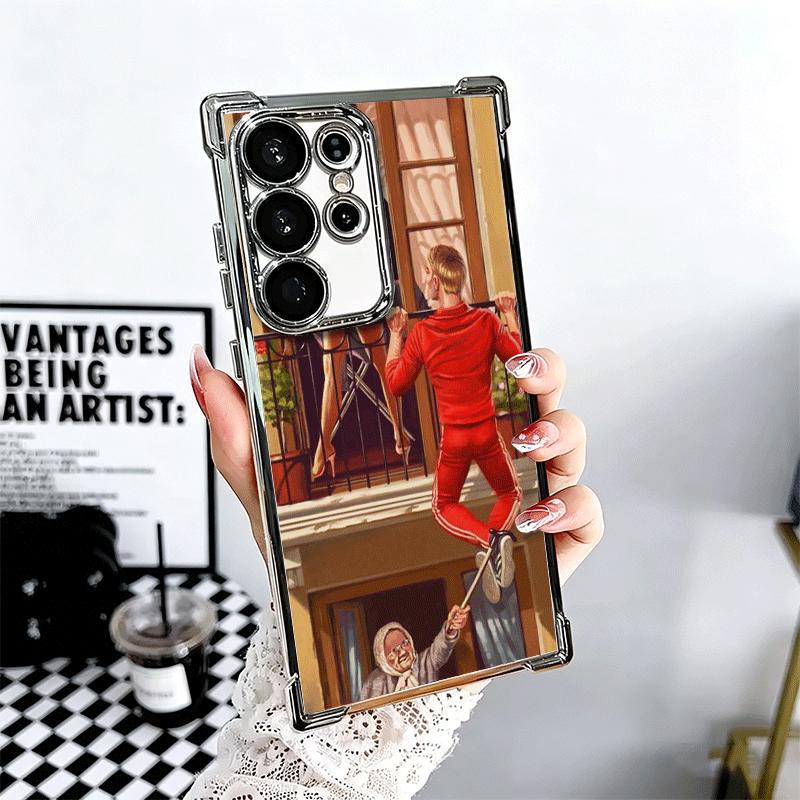 

Retro Poster Style Pin Up Girls Soft Phone Case For Samsung Galaxy S26 Ultra S25 Edge S24 FE S23 Plus S22 S21 + S20 Plating Anti Samsung S21 Plus