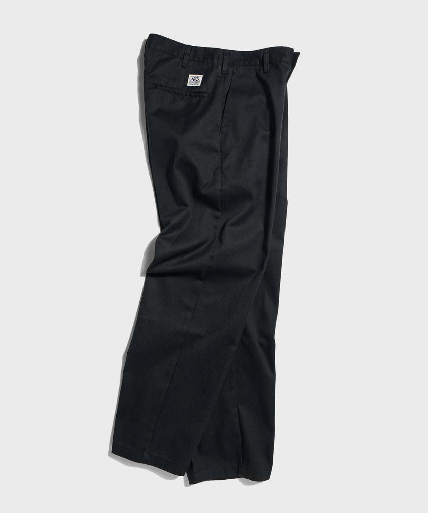 Beulonseun 1970S Straight-Leg Work Pants Black