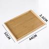 ZISIZ Bamboo Rectangular Multi-Use Draining Tray