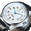 Mode T-Winner Herrenuhr Top Marke Automatisch Mechanisch Schwarzes Lederarmband Kalender Klassisch Business Casual Armbanduhren