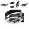 Punk Style Silver Metal Buckle Leather Belt For Women And Men