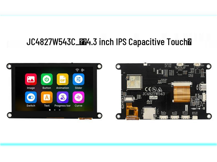 ESP32 S3 Dev Board mit 4,3" oder 5" HD kapazitivem Touchscreen für Arduino-Programmierung mit LVGL