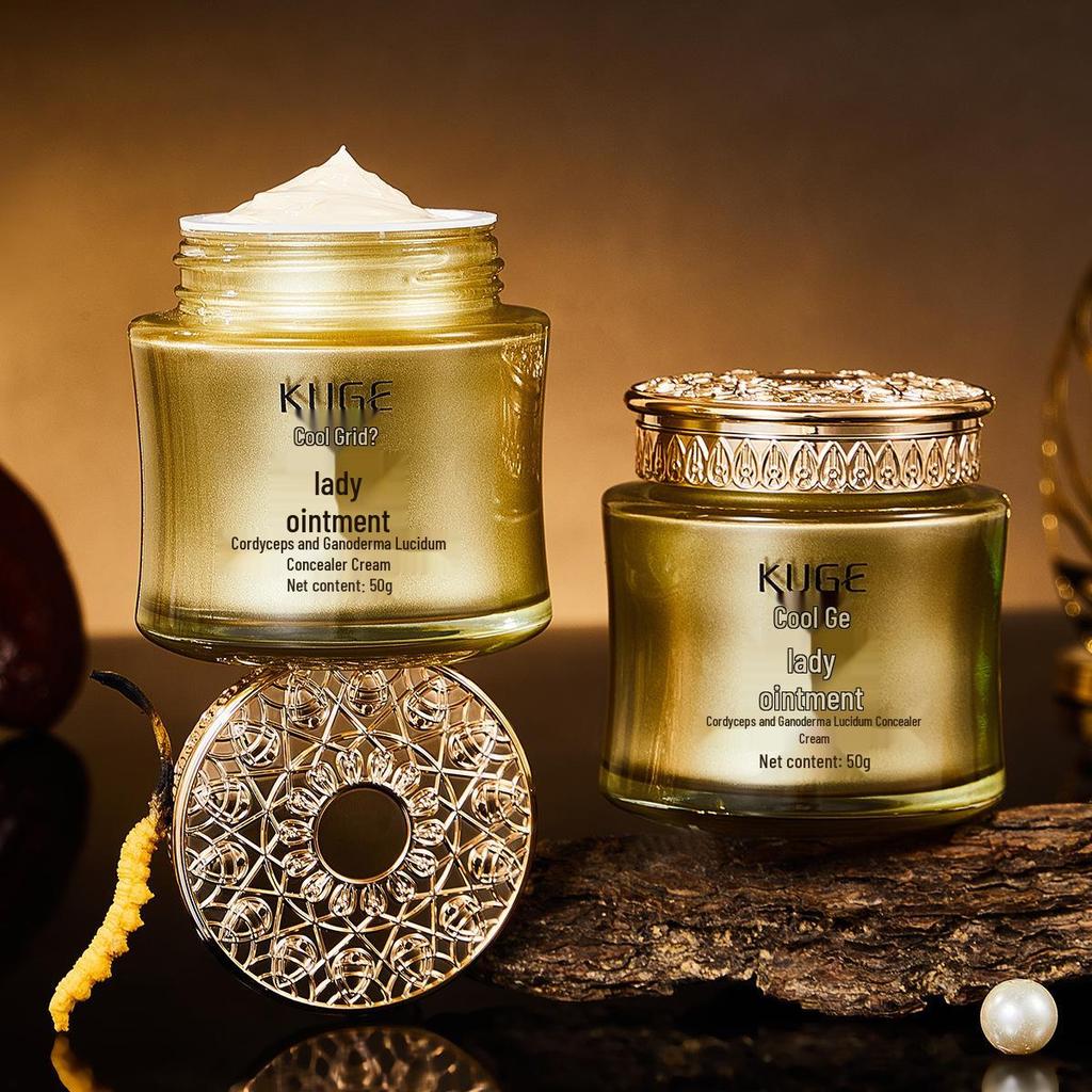 Noble Lady Ganoderma Concealer Cream: Lightweight, Natural, Firming, Lifting, and Easy to Apply for a Flawless Bare Look.