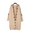 Popular Women's Mid-Length Knitted Sweater Coat