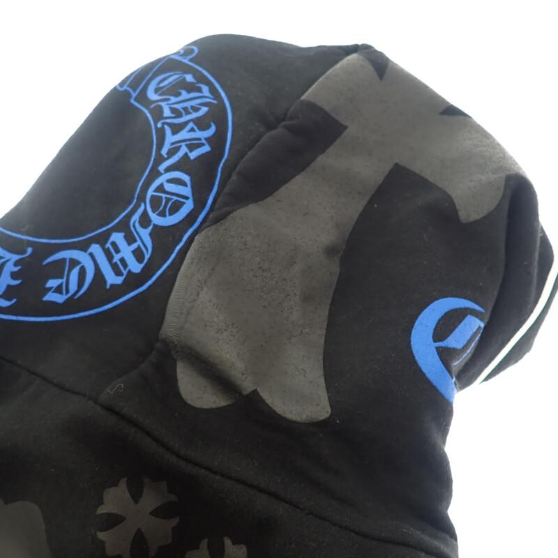CHROME HEARTS L Parker schwarz/mehrfarbig Baumwolle Herren
