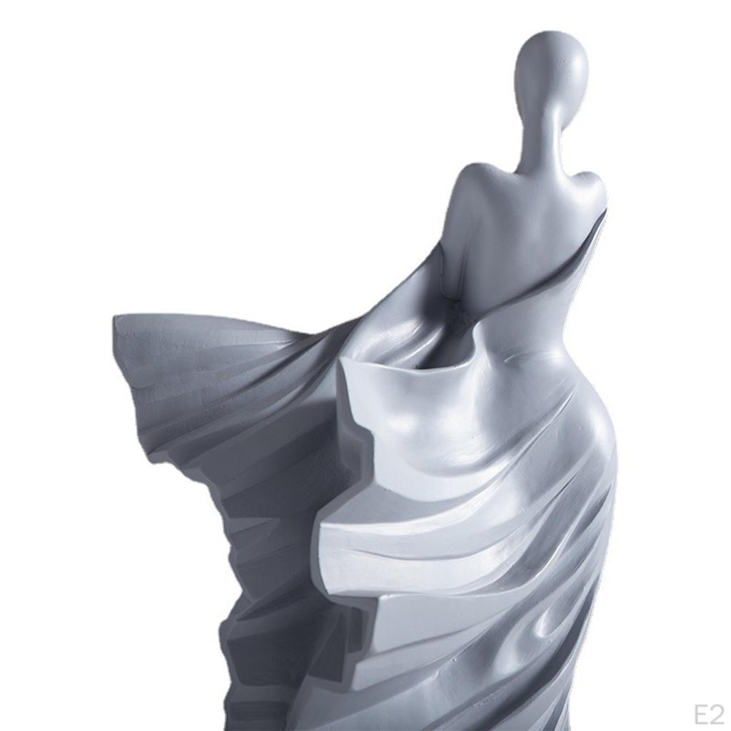 Modern Women Statue Sculpture Figurine Artwork for