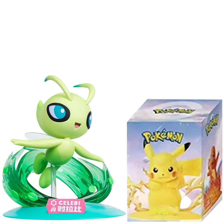 12Pcs Pokemon Action Figure Blind Box Pikachu Anime Models Desktop Decoration Kids Gift