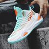 Unisex High-Top Basketball Sneakers Teens Adults Outdoor Sport Shoes Mesh Upper Rubber Sole
