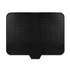 Silicone Drain Mat Quick-Drying Design Raised Ridges Bottom Slope Dish Drainer Kitchen Dining Room Sink Organizer Mat