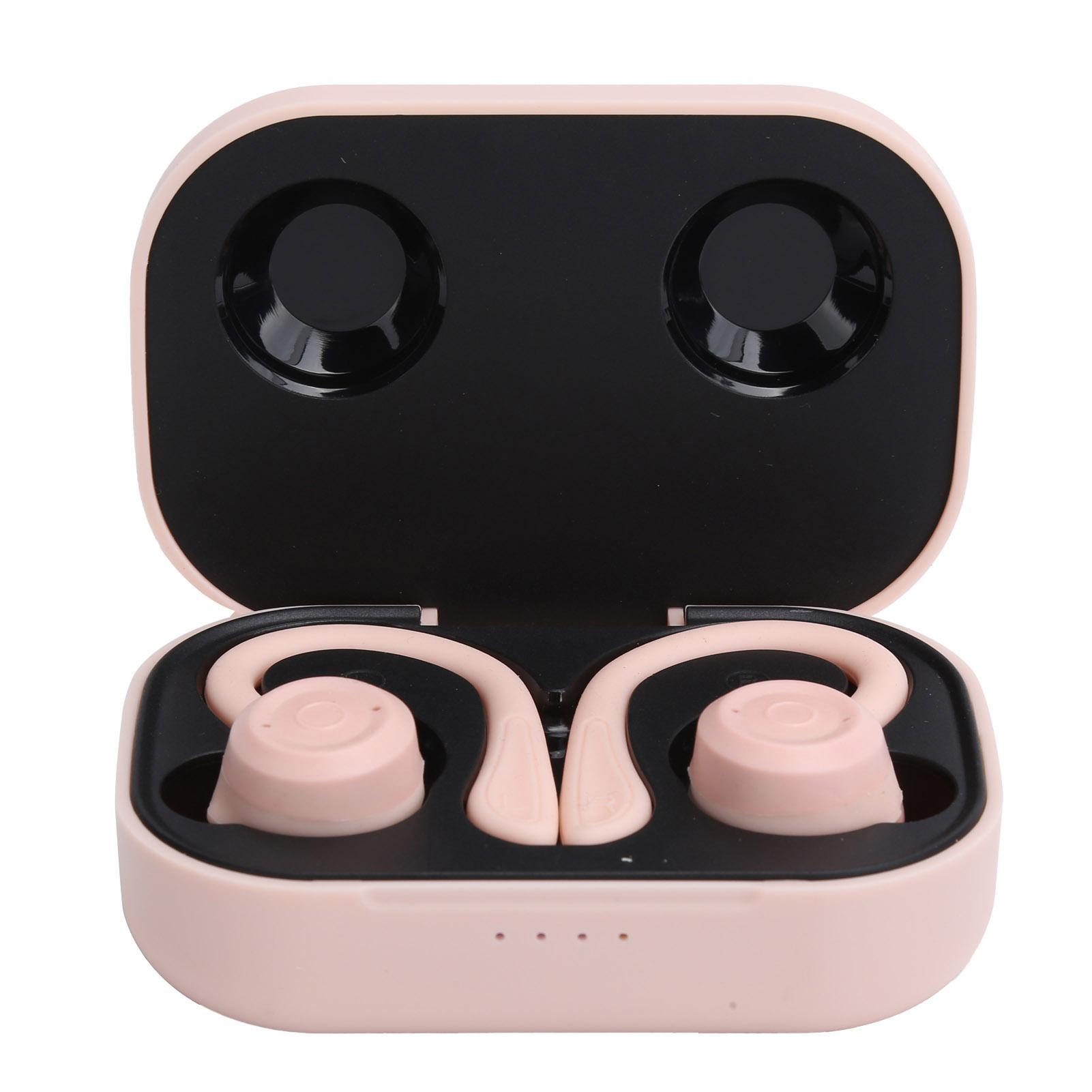 

Bluetooth Ear Hooks Наушники Беспроводные Спортивные Наушники-вкладыши с Зарядным Устройством(блан ) розовый