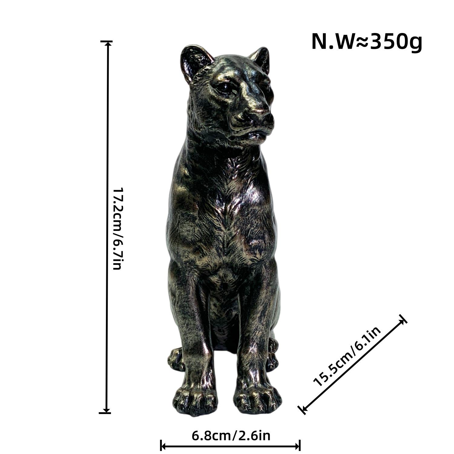 

Minimalist Antique Lion Abstract Handicrafts Ornaments Desk Decoration Creative Artwork Lion Sculpture Room Aesthetics Decor