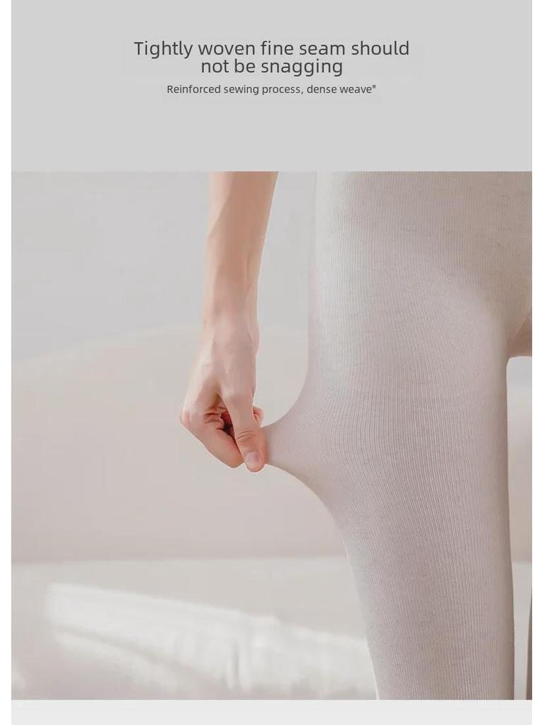 Hochtaillierte, dick gefütterte Samt-Leggings & Strumpfhosen für große Frauen für Herbst/Winter