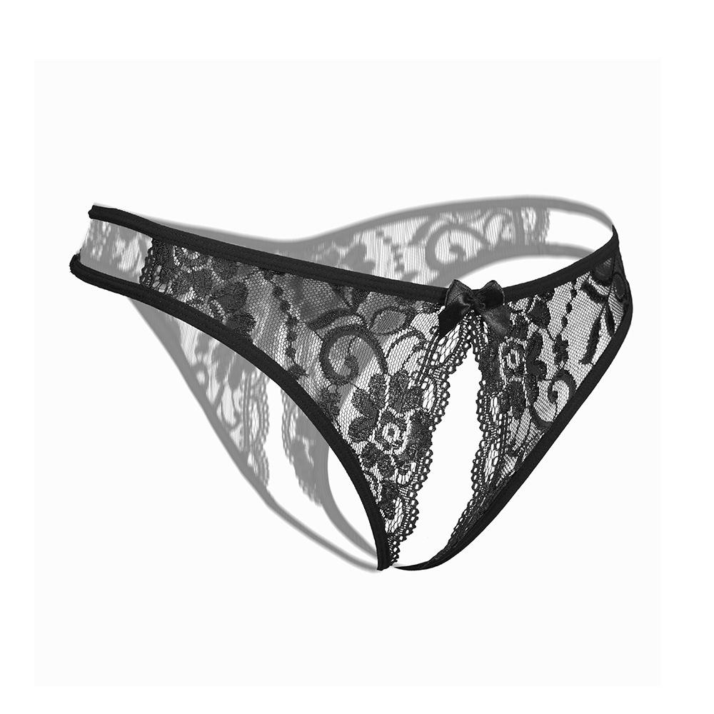 Crotchless Underwear Sexy Women Lace Panties String Open Crotch Body Adult Female Clothes For Sex Erotic Costumes Night Bed