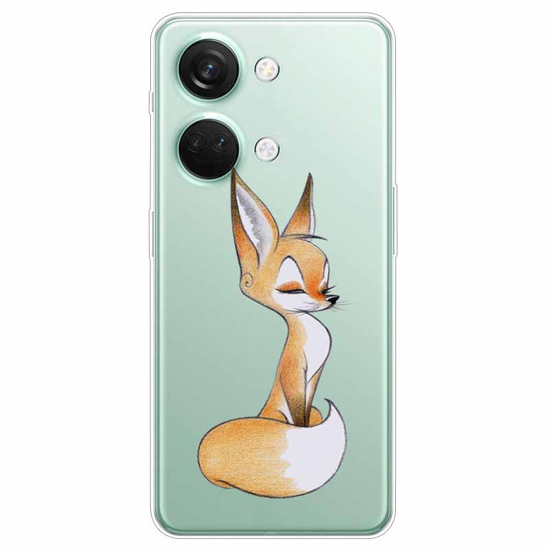 For One Plus Nord 3 5G Case TPU Soft Clear Owl Dog Transparent Funda For Oneplus Nord 3 2023 Silicone Slim Shell 1 + Nord3 Capa