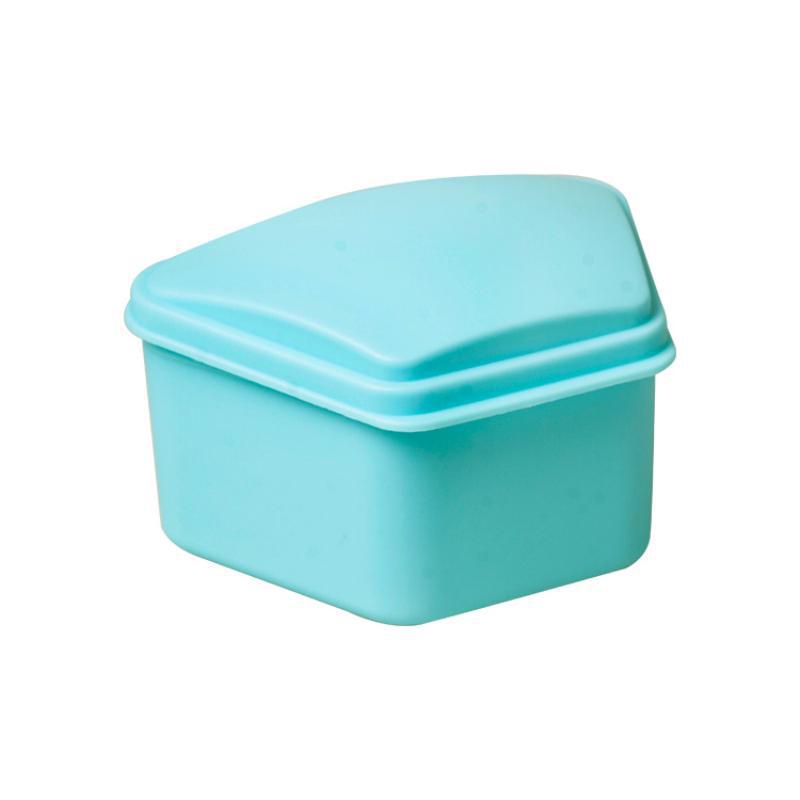 Trapezoidal Dental Retainer Case for Orthodontic Braces and Dentures