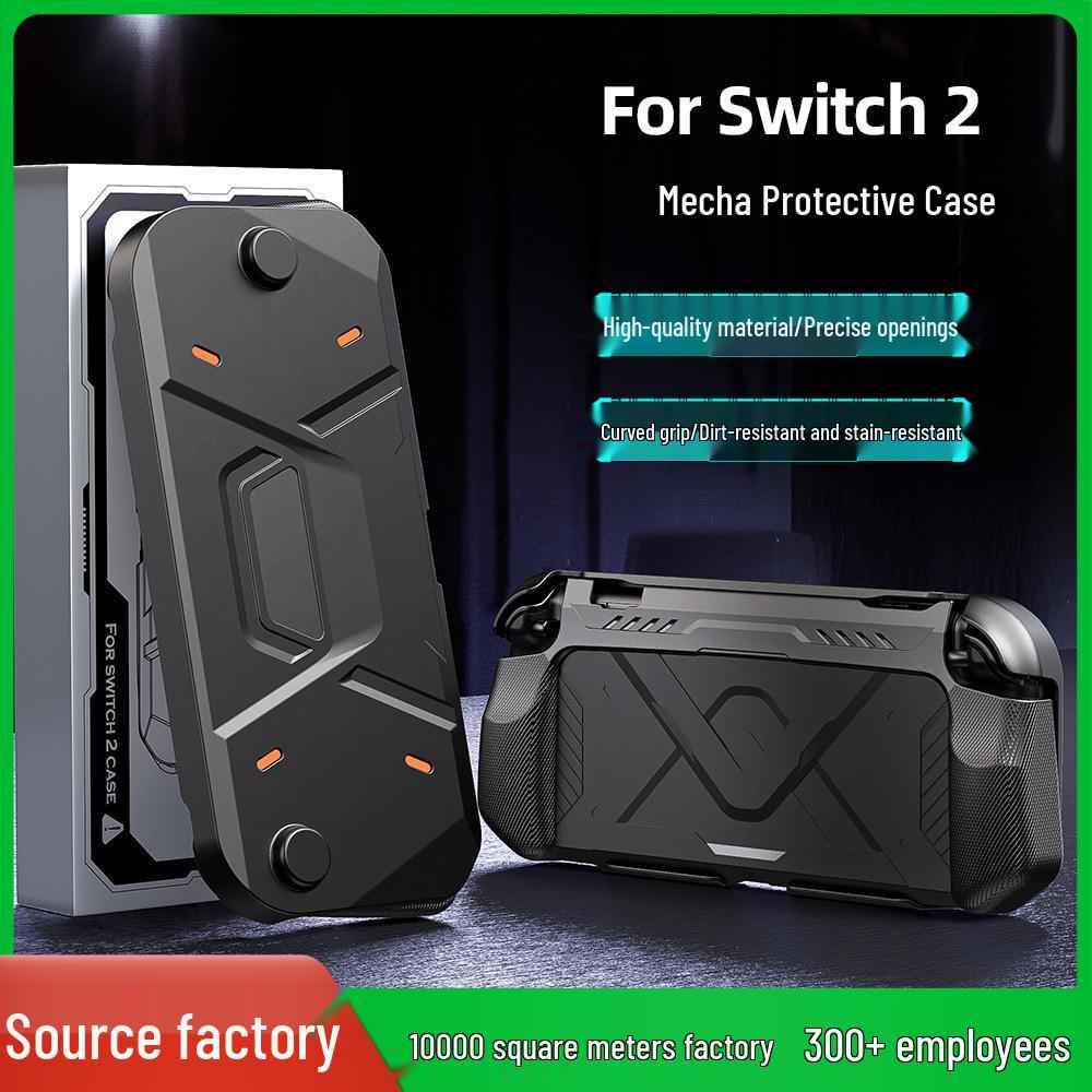 

Nintendo Switch 2 Anti-Drop Mecha Protective Case - 2nd Gen Console Cover фиолетовый