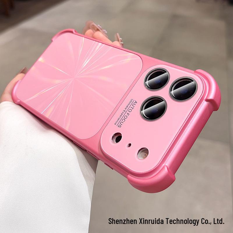 iPhone 17 Pro Max Case: Four-Corner Drop Protection with Aurora Laser CD Pattern for Apple 16