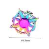 New Colorful Rainbow Alloy Fingertip Gyro Decompression Creativity Finger Spinners Hand Fidget Small Toys