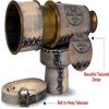 12x Telescope, Kelvin & Hughes London Antique Functional Telescope, Pirate Monocular Telescope med Lærveske