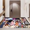 Key Anime Characters Collection Area Rug, Clannad Air Kanon Anime Floor Mat, Non Slip Carpet for Living Room Bedroom, Anime Home Decor Rug