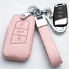 ycpry6 Car Key Case Bag Cover For Volkswagen VW Polo Golf 7 MK7 Passat Tiguan MK2 Beetle Caddy T5 Up Eos Skoda Octavia Seat Leon Altea