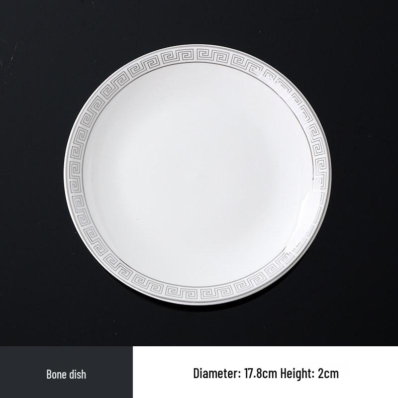 Luxury Ceramic Tableware Set - 4-Piece High-End Bowls, Plates & Dishes for Hotels & Restaurants