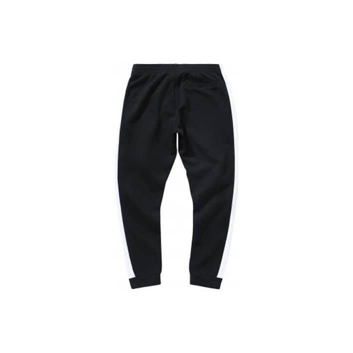 Li Ning Wade Series Herren Strick Sporthose Herrenhosen Schwarz Weiß AKLN375-3