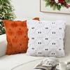 Bat Pattern Specters Themed Pillow Cover for Halloweens Decorations Sturdy Plush Fabric