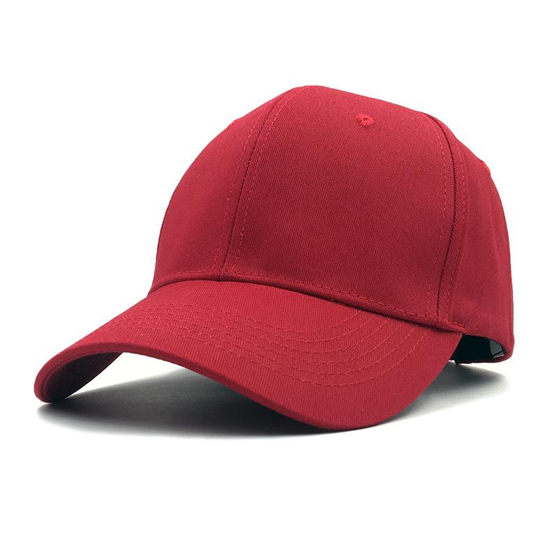 Spring And Summer Solid Color Light Board Pure Cotton Baseball Cap Can Be Added Embroidered Cap Men'S And Women'S Sports Hat Sun Hat
