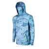 Long Sleeve Fishing Shirt With Hood Mask UPF 50 Sun Protection Quick Dry Men Women
