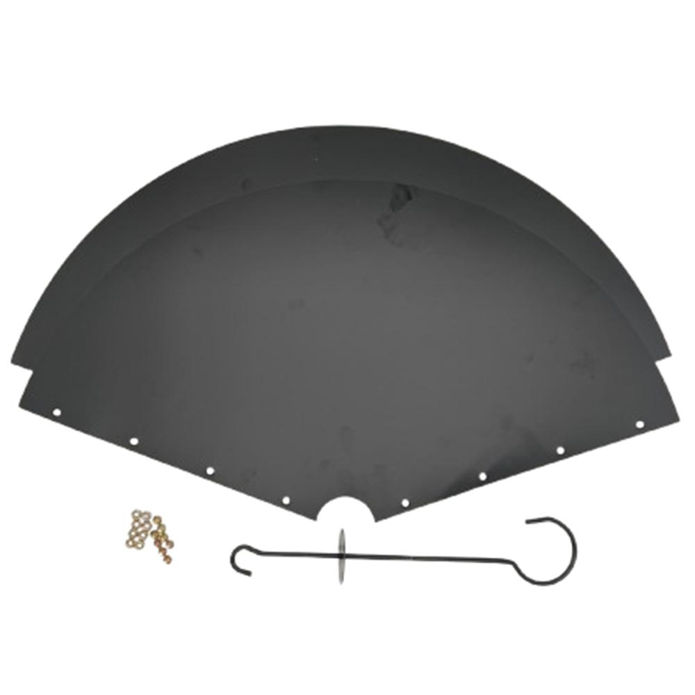 

16/18in Squirrel-Proof Bird Feeder Hanging Wrap Around Squirrel Proof Baffles Universal 18in-Hook Style