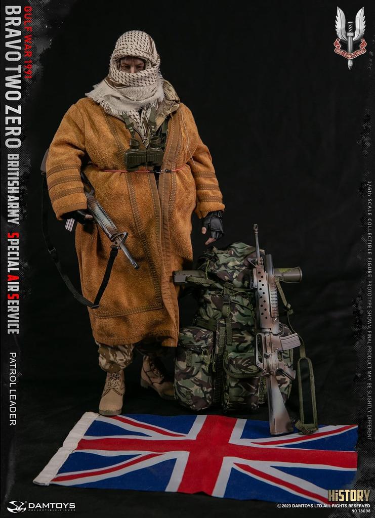 DAMTOYS Action Figure Male Movie Character SAS Body Head Set Action Figure 78098 [Tbmodel] 1/6