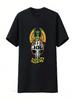 Dogtown Skateboards T-shirt Röd Hund OG 70-tal Svart Vintage Tvättad Unisex Topp För Vardagsbruk Andningsbara Designkläder Casual